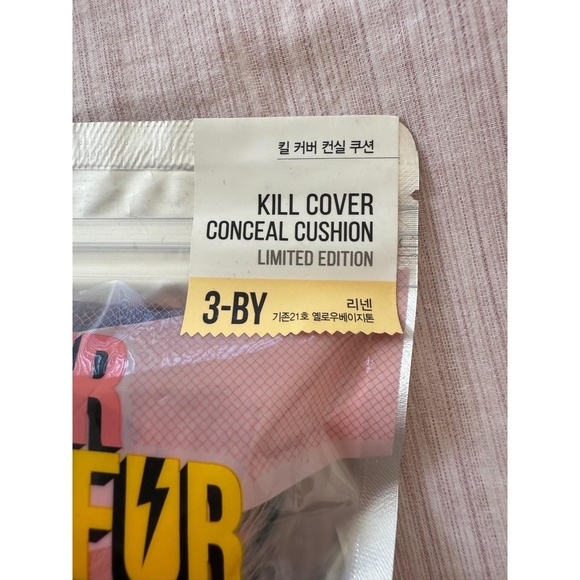 Limited Edition CLIO Kill Cover Conceal Cushion Foundation 3-BY Linen - Picture 3 of 3
